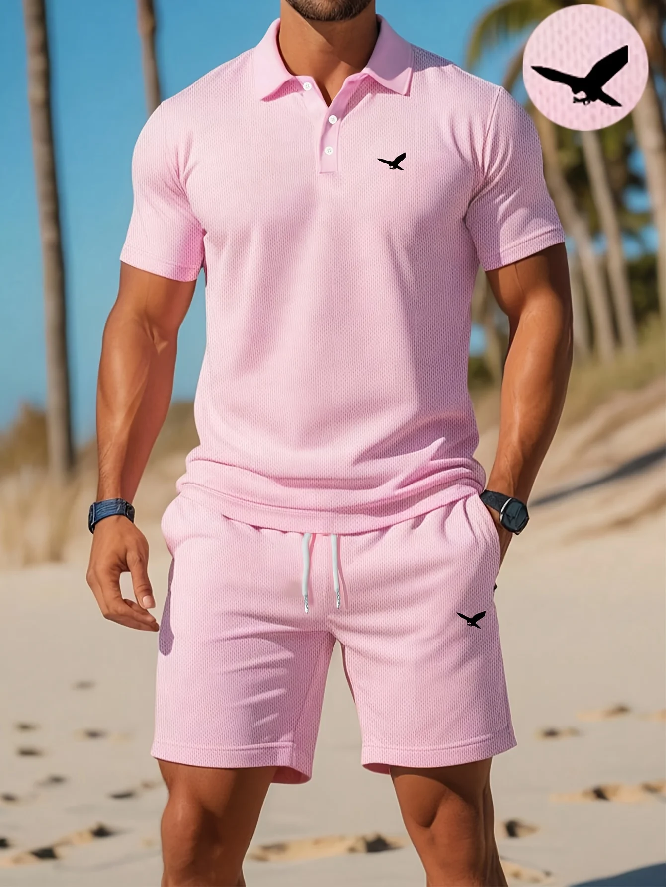 Summer New Men's Polo Shirt Se - Men'S Fashion Color 评论和价格