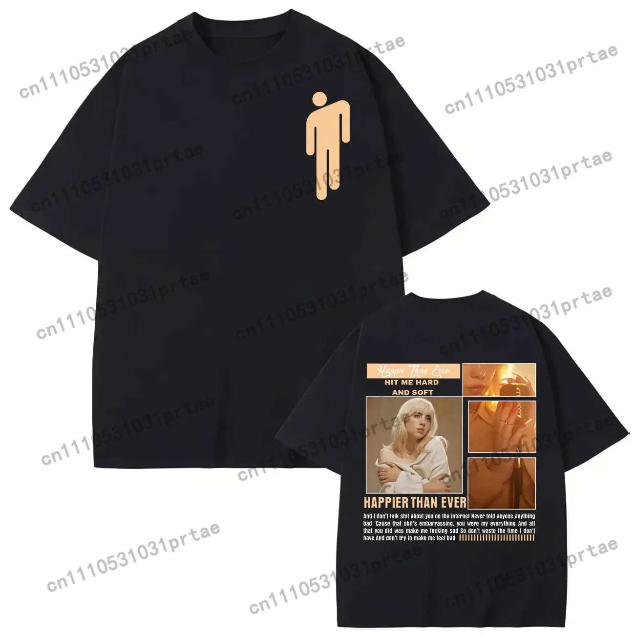 Billie Eilish Hit Me Hard and  - Poster Men Fashion 评论和价格