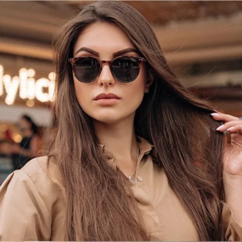Vintage Fashion Round Sunglass - Men'S Fashion Round Glasses 评论和价格