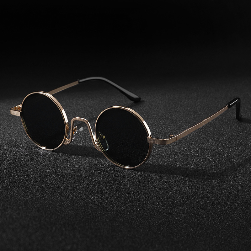 Vintage Designer Outdoor Sungl - Men'S Fashion Round Glasses 评论和价格