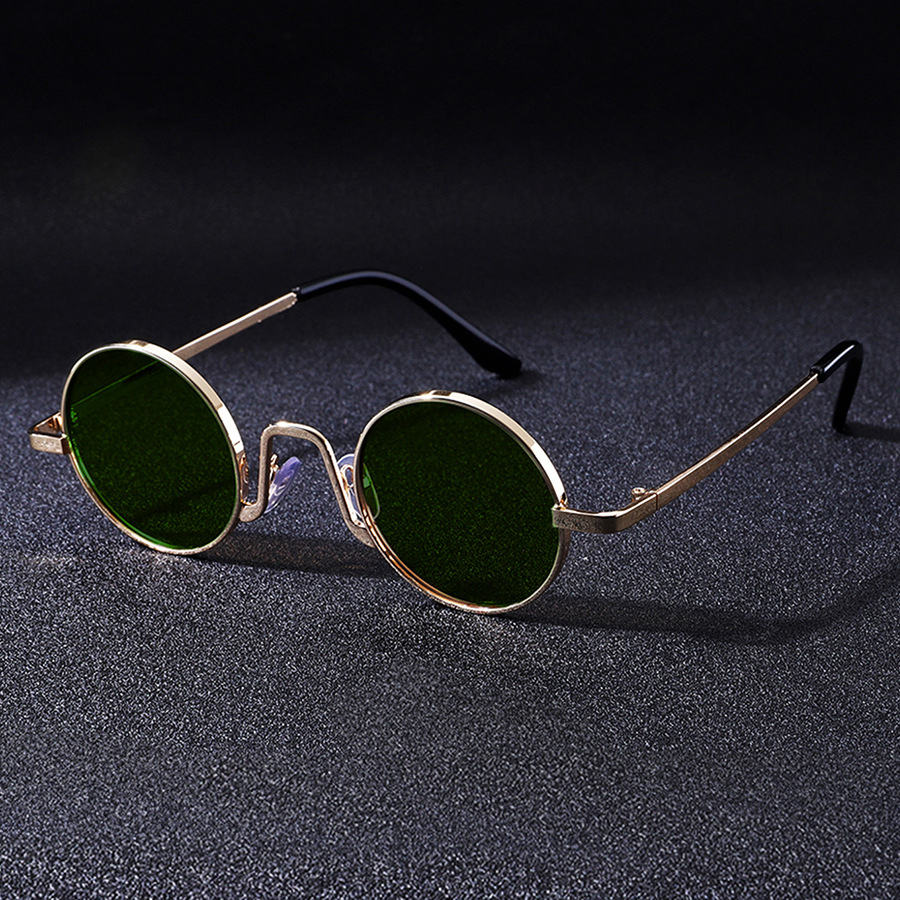 Vintage Designer Outdoor Sungl - Men'S Fashion Round Glasses 评论和价格
