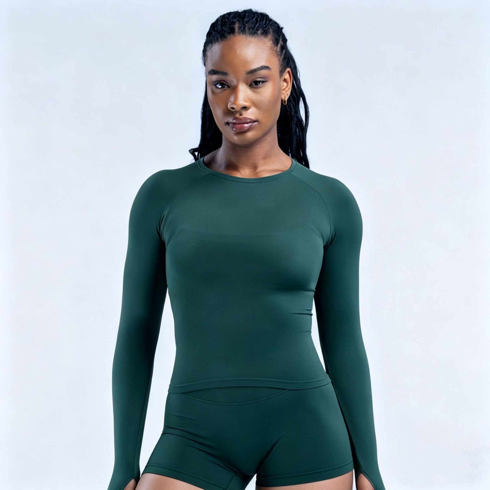 ENYFD Women's Seamless Long Sl - Compression Shirt Workout 评论和价格