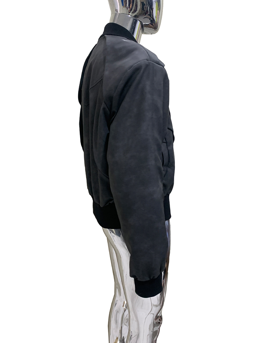 Spring Autumn Short Matte Dist - Mens Fashion Bomber Jacket 评论和价格