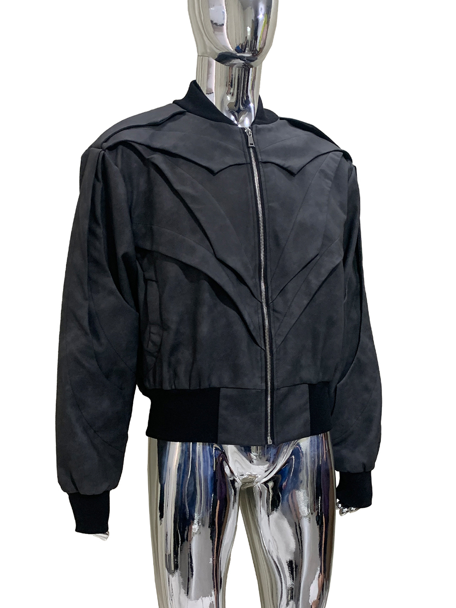 Spring Autumn Short Matte Dist - Mens Fashion Bomber Jacket 评论和价格