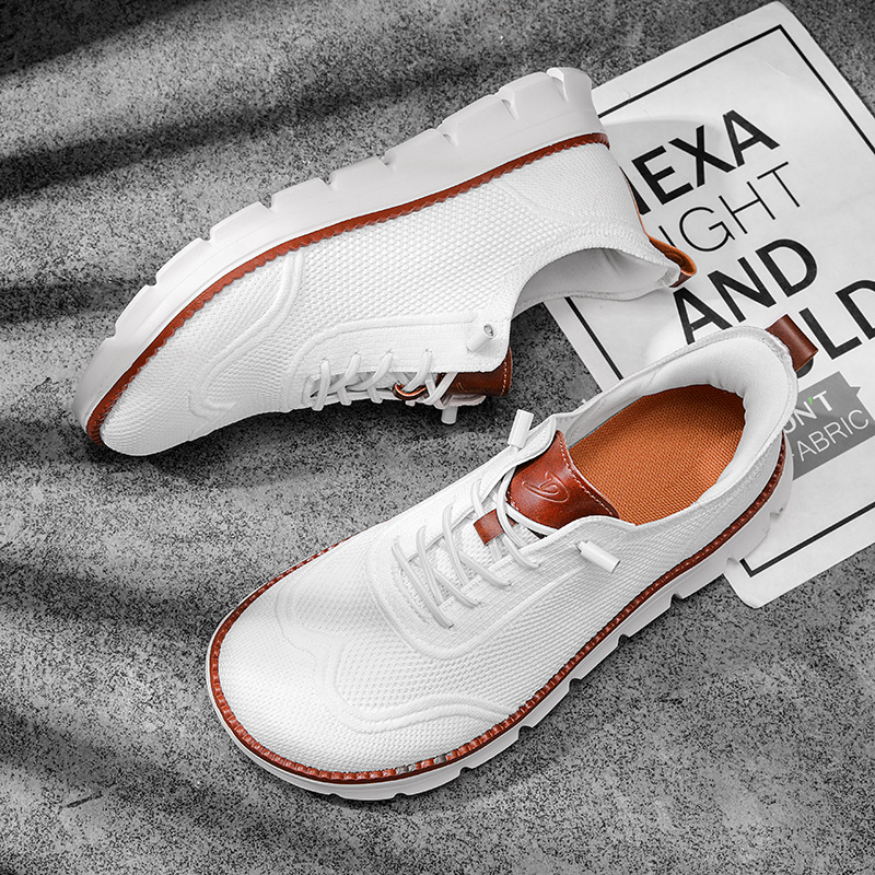 Stylish Men Wide Box Shoes Bar - Casual Sneakers Men 评论和价格