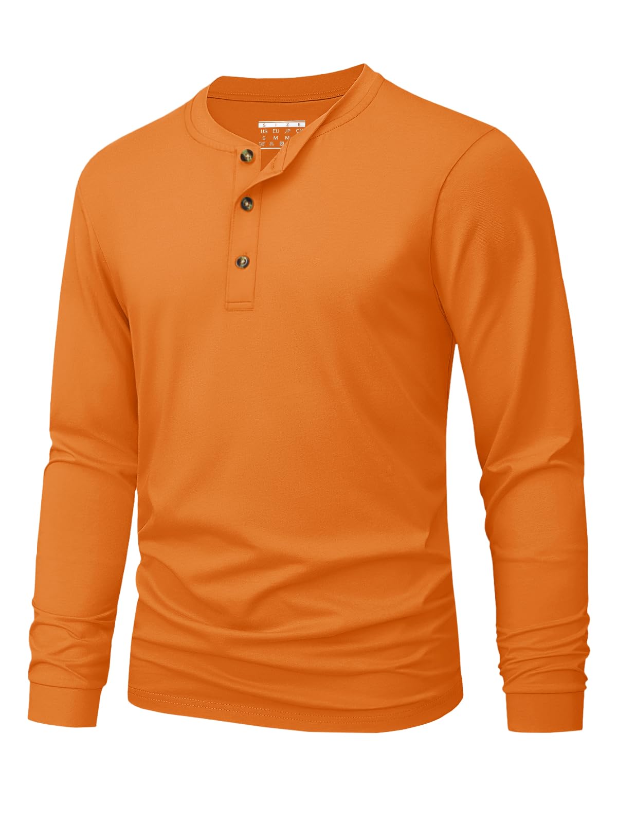Men's Henley T-Shirt Simple So - Men'S Fashion Color 评论和价格