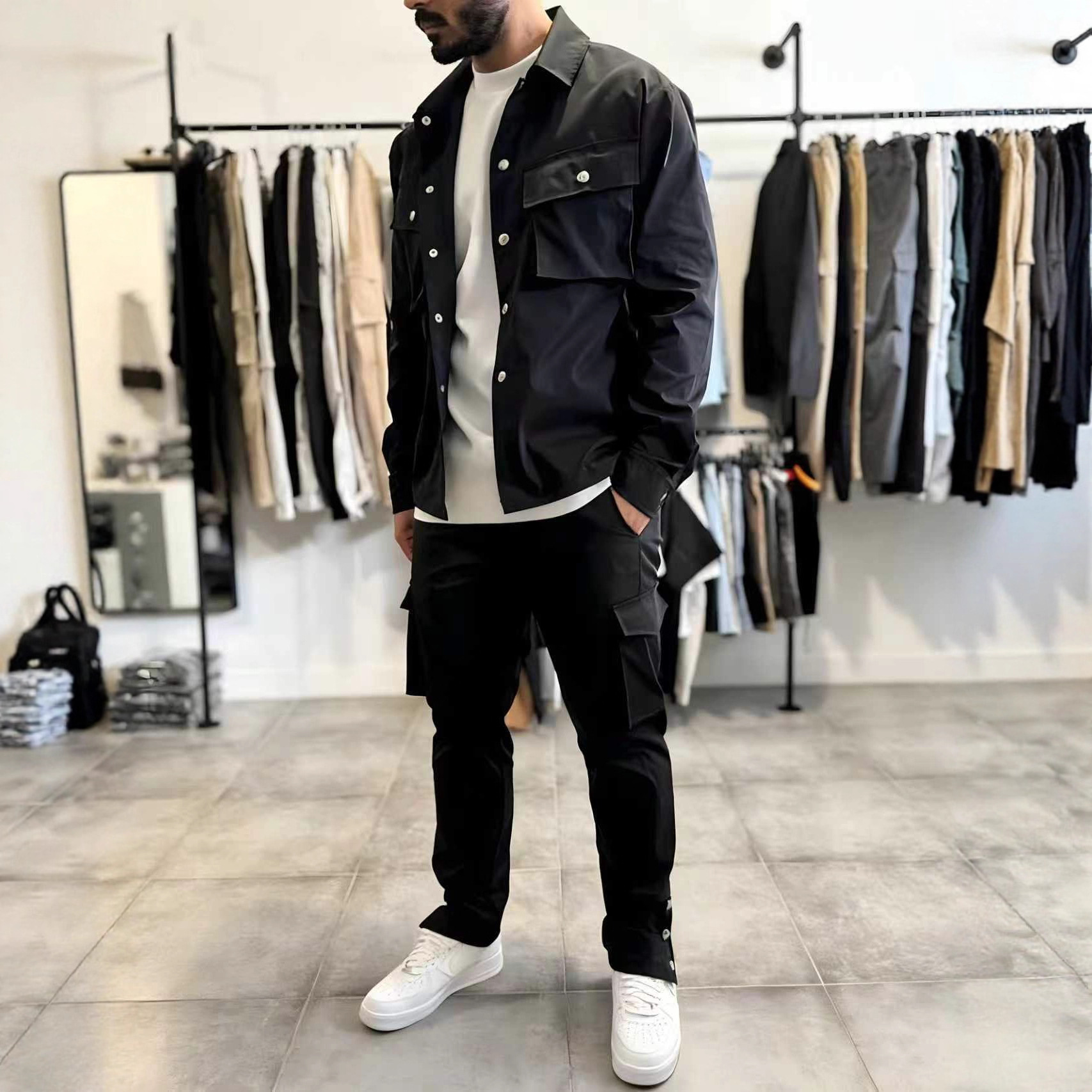 Fashion Men's Casual Tooling M - Jacket Mens Fashion 评论和价格
