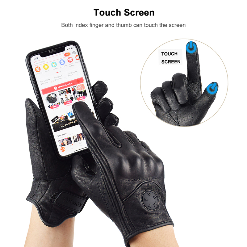Suomy Vinatge Goatskin Motorcy - Men'S Fashion Gloves 评论和价格