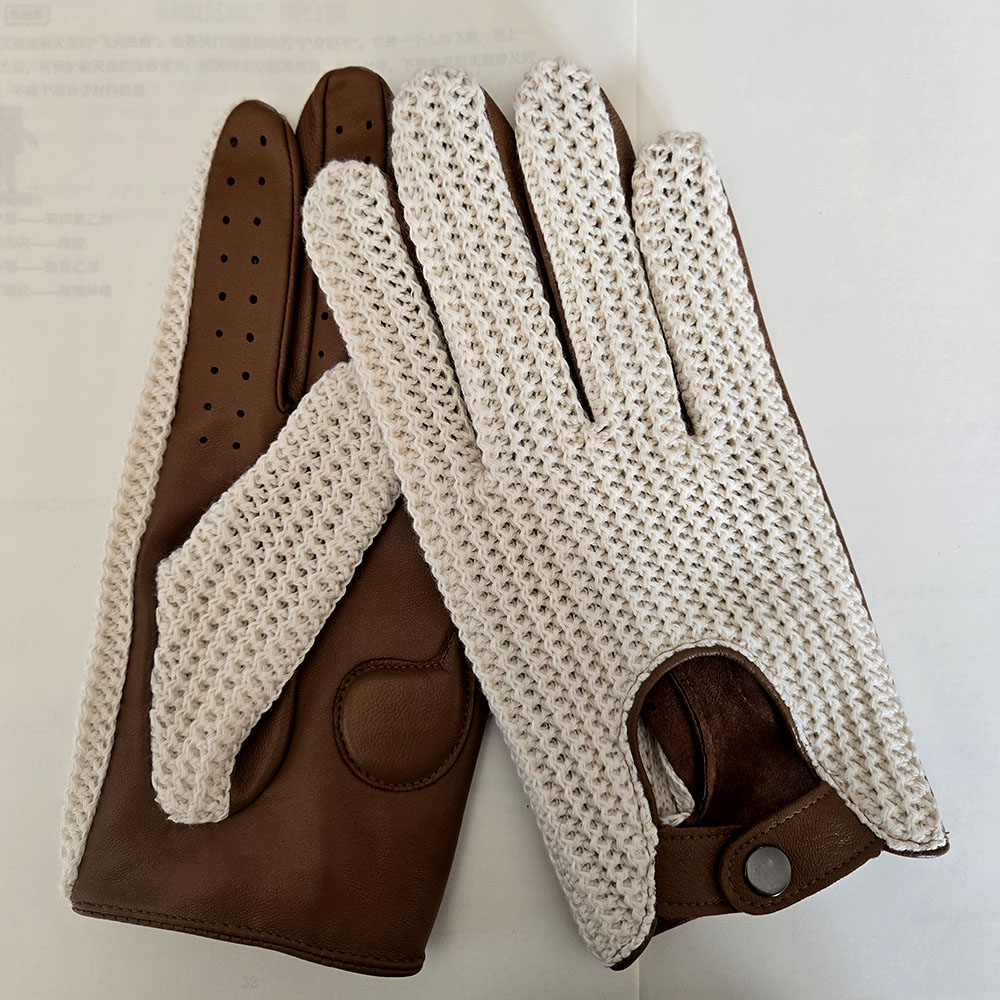 New Men's Genuine Leather Brea - Men'S Fashion Gloves 评论和价格