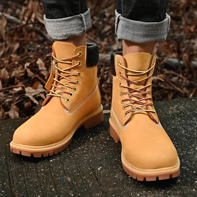 Boots Men High Top Boots High  - Men'S Fashion For 30 Year Olds 评论和价格