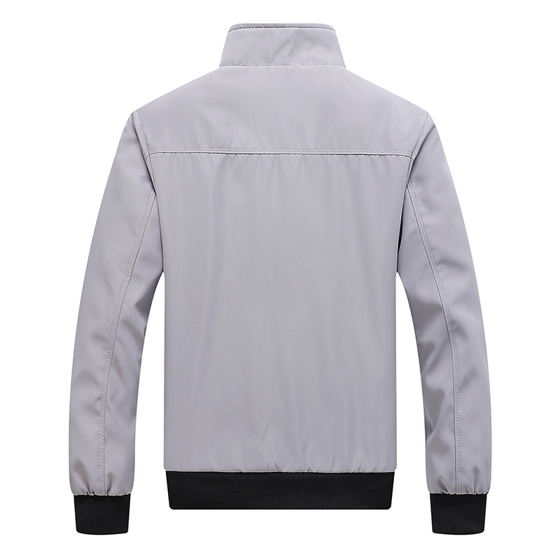 New Spring Autumn Casual Solid - Mens Fashion Bomber Jacket 评论和价格